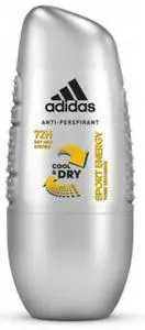 Adidas Cool & Dry Sport Energy Дезодорант-антипереспрант роликовый для мужчин 50 мл