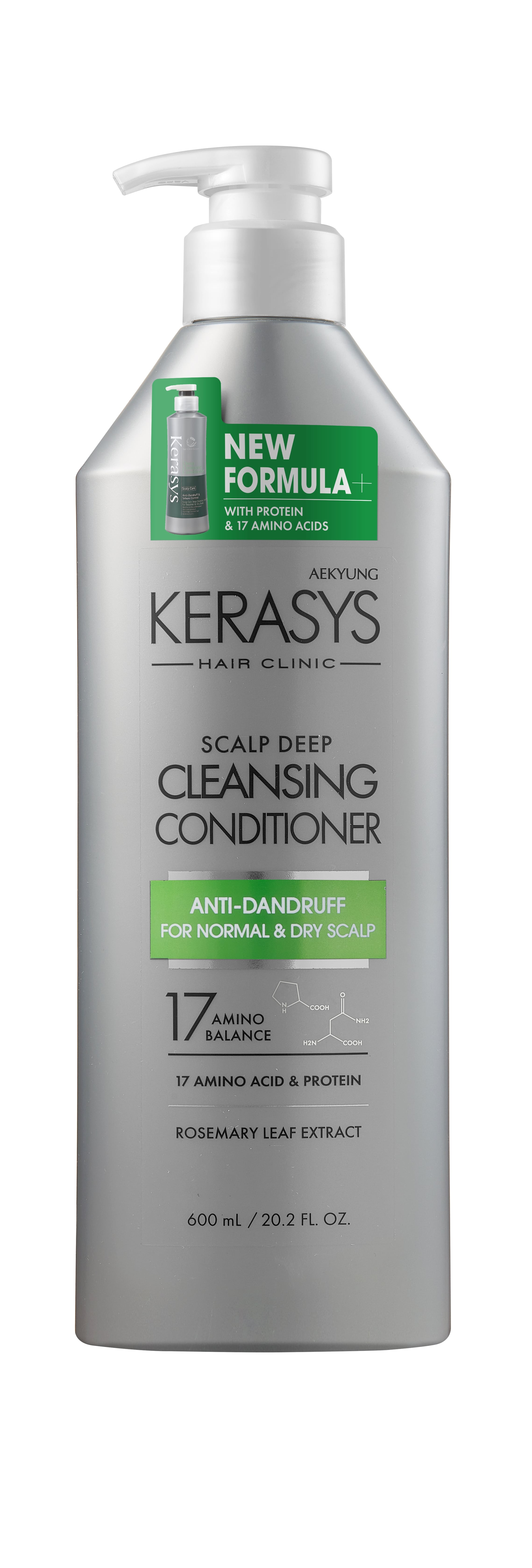 Aekyung Kerasys Scalp Care Deep Cleansing Кондиционер для волос уход за жирной кожей головы с освежающим эффектом 600 мл