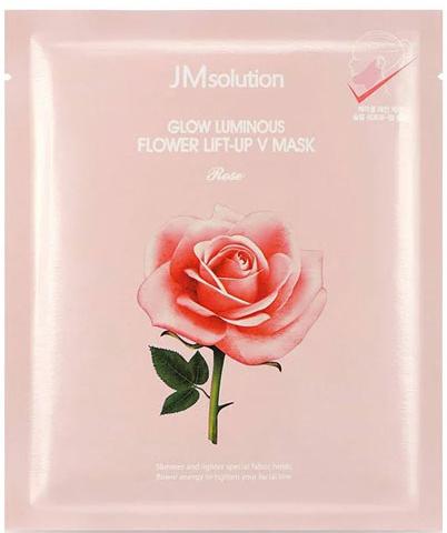 JMsolution Lift-up V Mask Rose Лифтинг маска-бандаж для подбородка с экстрактом Розы 20 гр