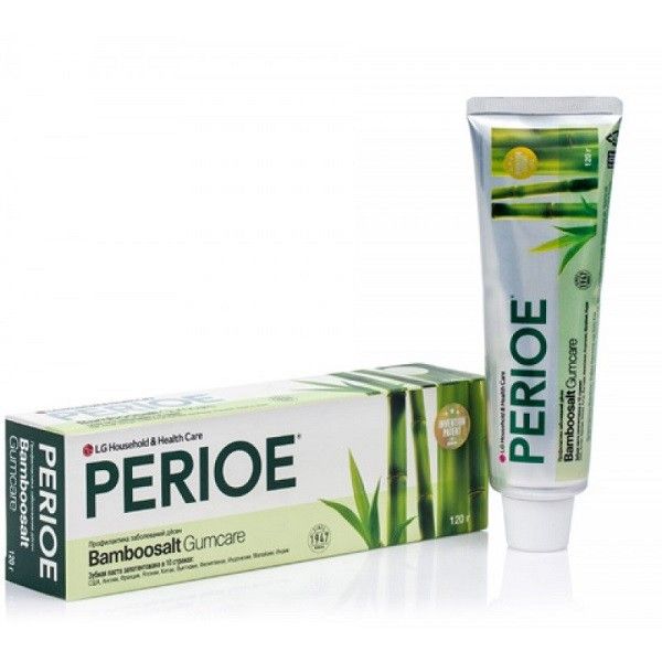 LG Perioe Bamboosalt Gumcare Зубная паста с бамбуковой солью для профилактики проблем с деснами 120 гр
