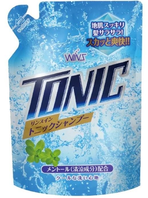 Wins rinse in tonic shampoo Охлаждающий шампунь с кондиционером-тоником 400 мл Мягкая упаковка