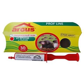 Argus Garden Родентицидный Гель-шприц от кротов и грызунов 30 гр