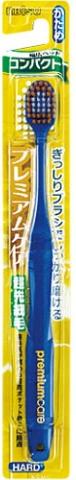 Ebisu Зубная щетка с широкой V-образной чистящей головкой из комбинированного ворса в 6 рядов и утонченными кончиками № 53 Жесткая