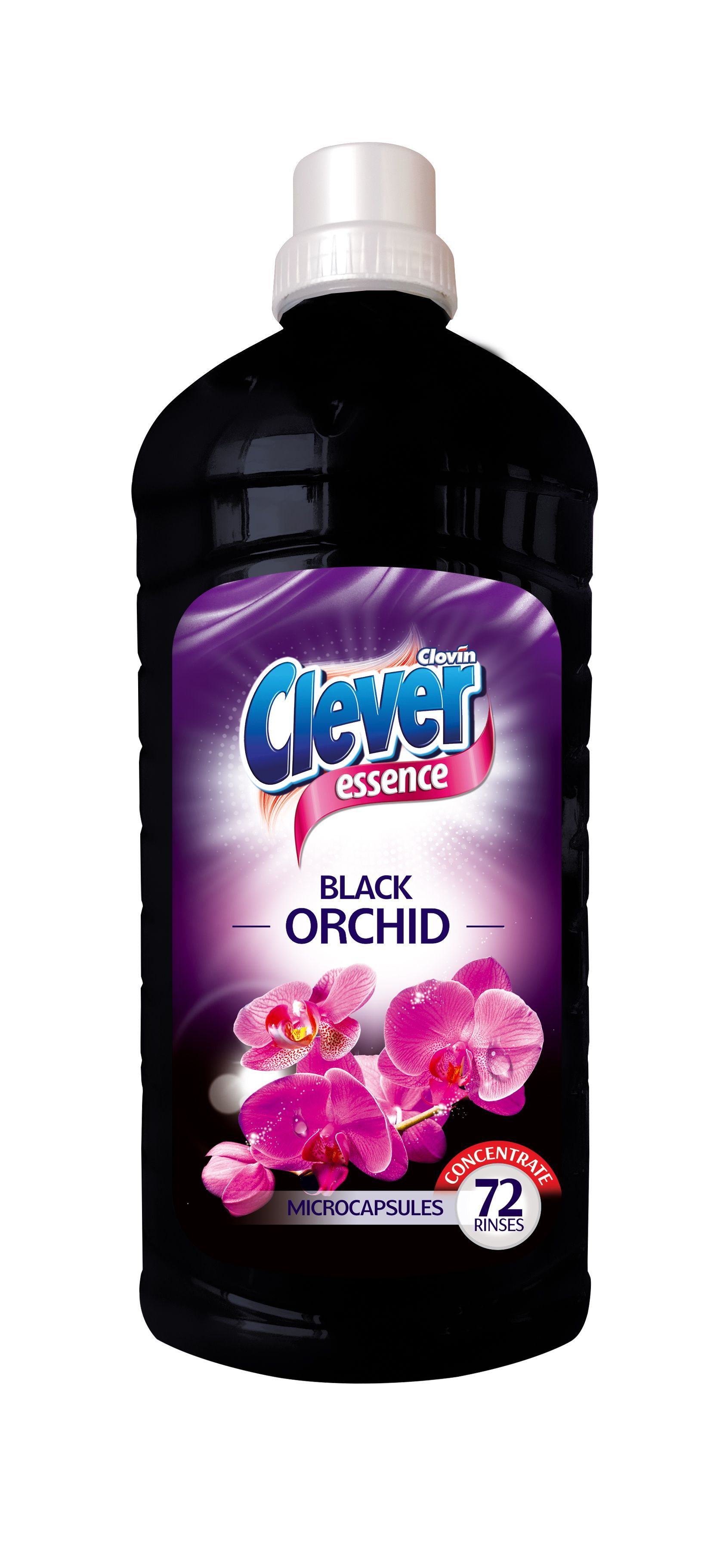 Clovin Clever Essence Black Orchid Концентрированный ополаскиватель для белья Черная орхидея 1,8 л на 72 стирки