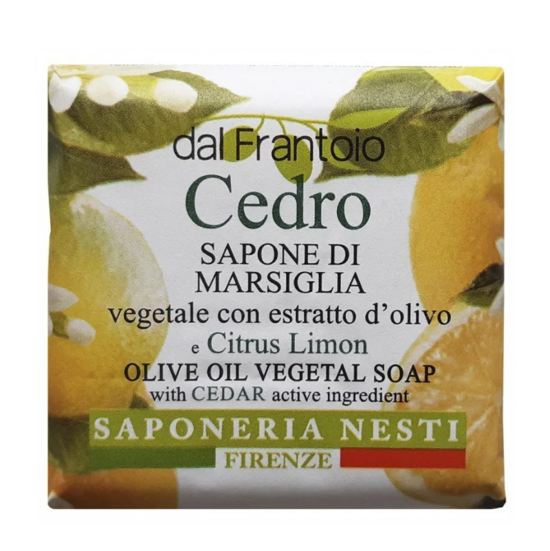 Nesti Dante Dal Frantoio Мыло туалетное твердое Cedro/ Цедра лимона 100г