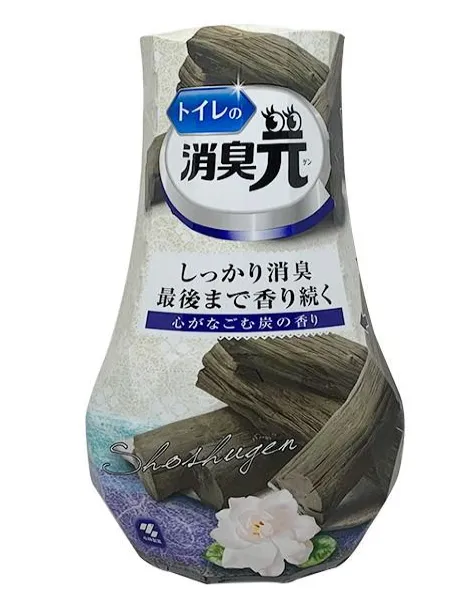 Kobayashi Shoshugen Жидкий дезодорант для туалета с древесным углем 400 мл